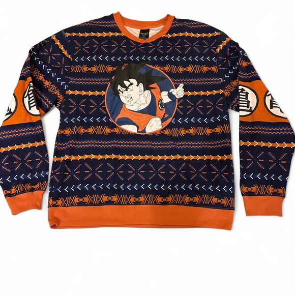 Dragon ball z goku christmas sweatshirt XXL - Picture 1 of 4